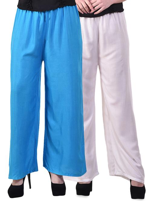 set of 2 high rise palazzos - 15965645 - Very Small Image - 1