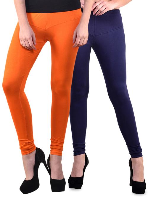 set of 2 full length leggings - 15965649 - Very Small Image - 1