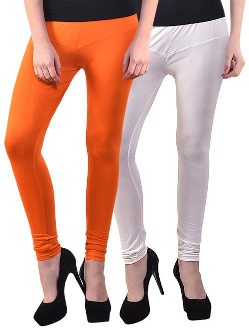 set of 2 full length leggings - 15965654 - Very Small Image - 1