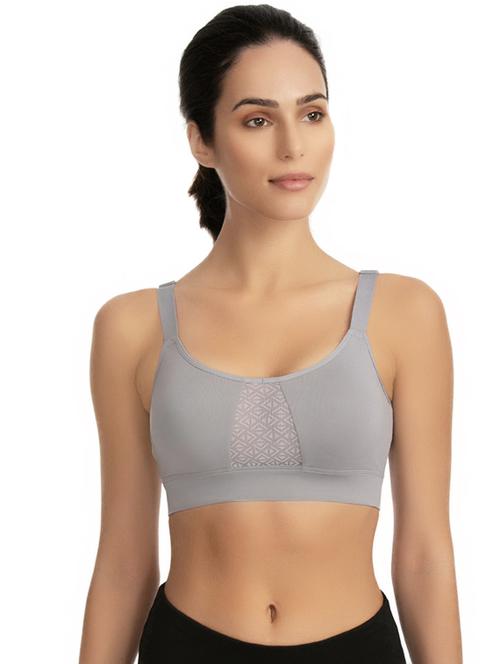 cut out back geometric sports bra - 15965660 - Very Small Image - 1