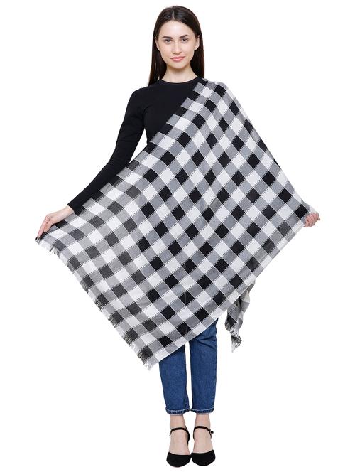 black viscose scarf - 15966344 - Very Small Image - 1