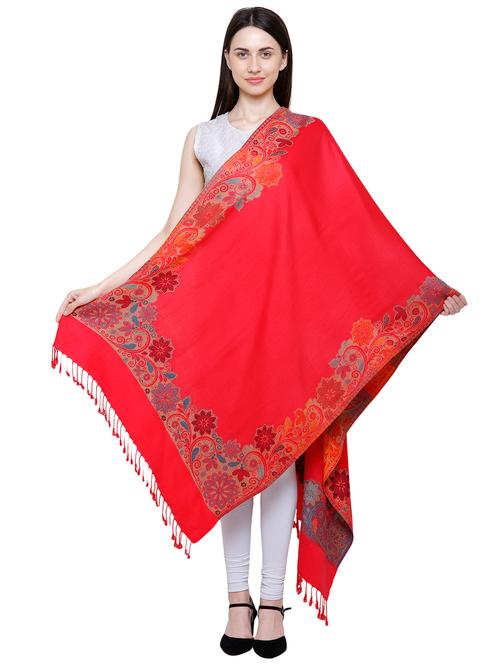 red viscose shawl - 15966350 - Very Small Image - 1