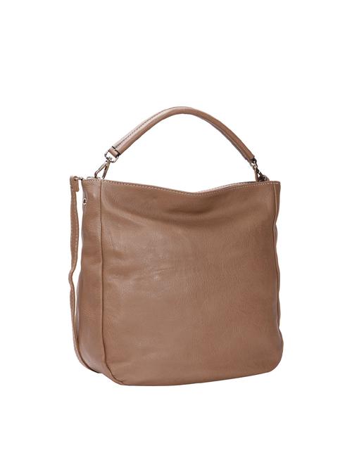 brown leatherette (pu) regular tote - 15966411 - Very Small Image - 1