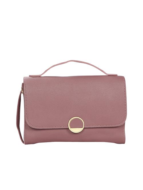 pink leatherette (pu) sling bag - 15966441 - Very Small Image - 1
