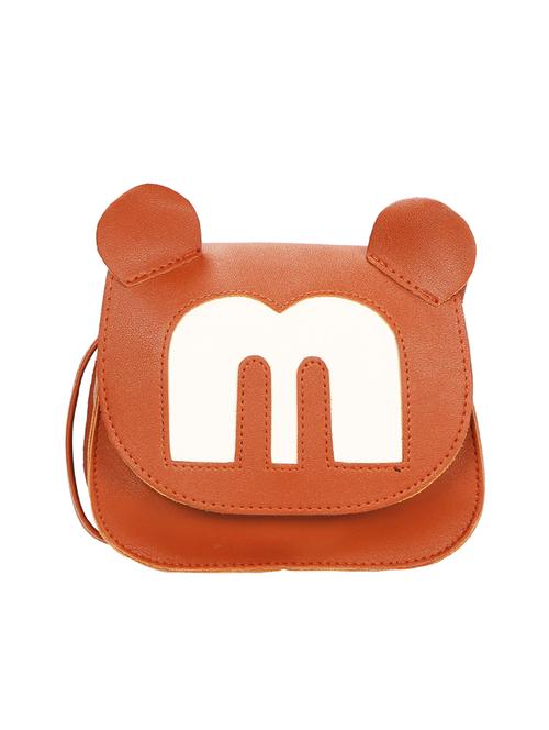 tan leatherette (pu) sling bag - 15966456 - Very Small Image - 1