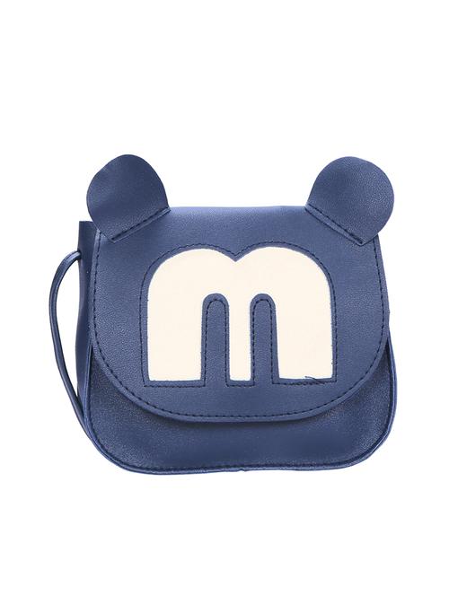 blue leatherette (pu) sling bag - 15966459 - Very Small Image - 1