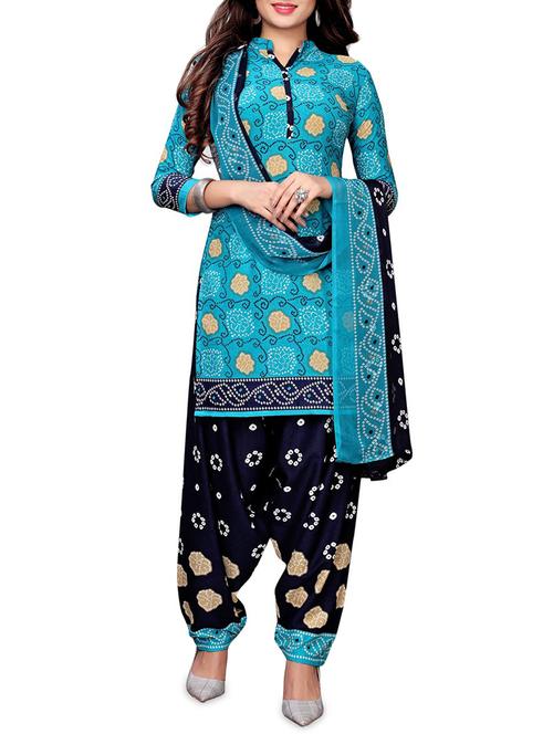 printed unstitched suit - 15966665 - Very Small Image - 1