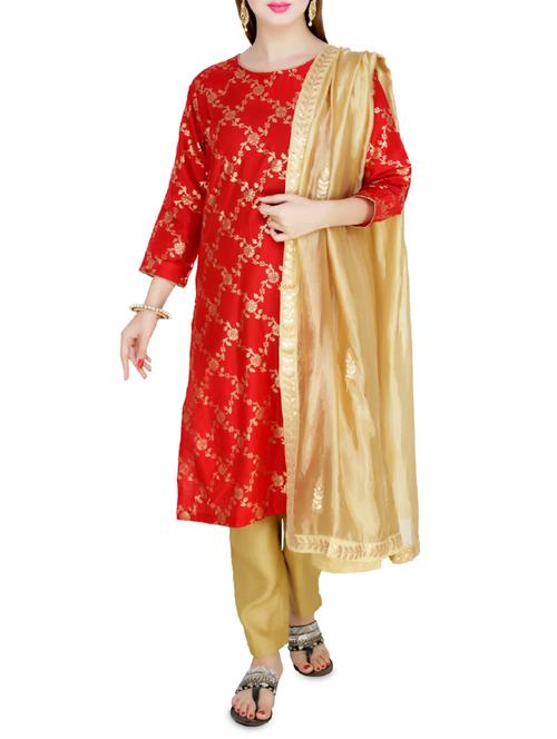 straight printed kurta - 15968016 - Very Small Image - 1