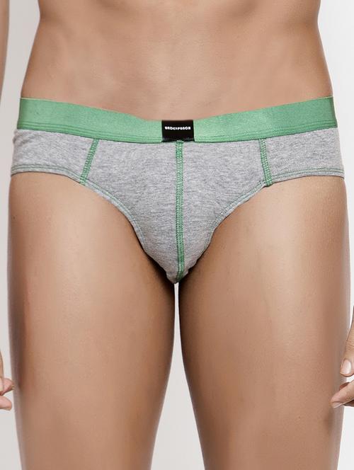 grey solid hipster brief - 15968075 - Very Small Image - 1