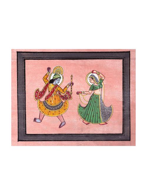 handmade-water-color-painting-radha-krishna-without-frame- (8.5 x 10.5 inch) - 15968262 - Very Small Image - 1