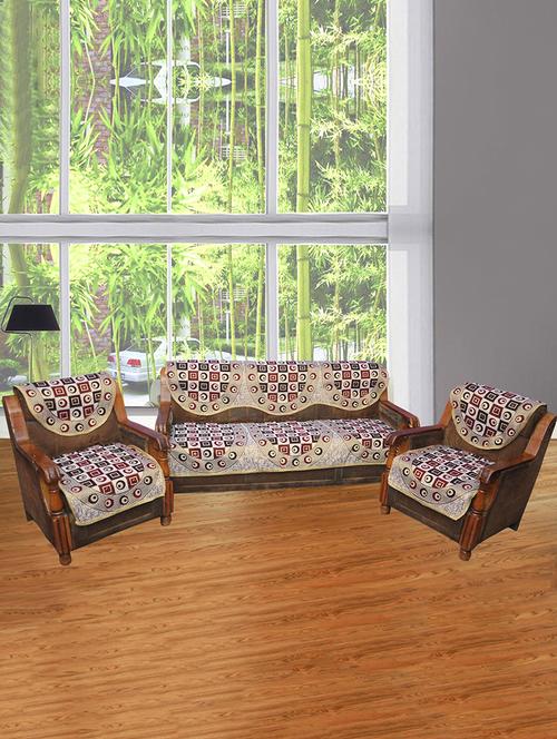 set of 5 sofa cover - 15968333 - Very Small Image - 1