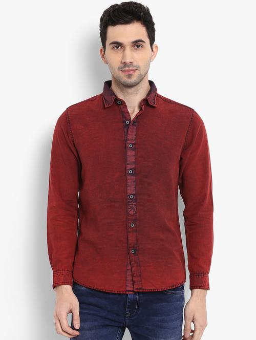 red striped casual shirt - 15968419 - Very Small Image - 1