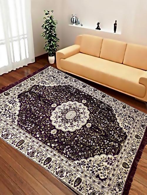 floral chenille carpet - 15969106 - Very Small Image - 1