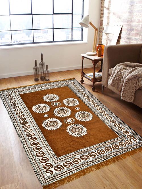 floral chenille carpet - 15969113 - Very Small Image - 1