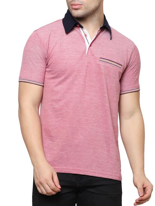 pink collared t-shirt - 15969118 - Very Small Image - 1