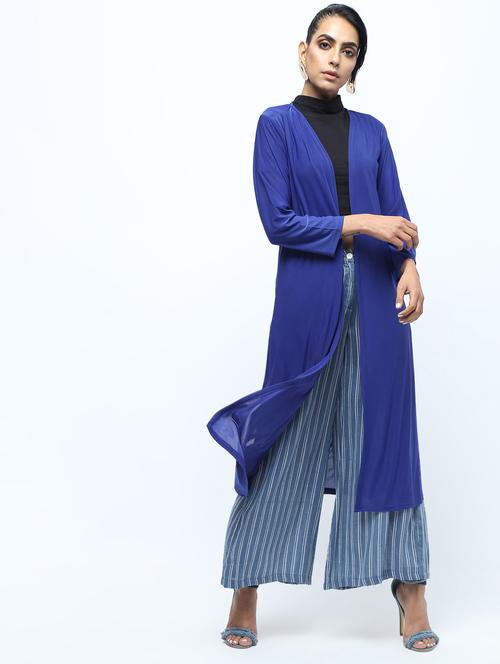 long sleeved solid shrug - 15969162 - Very Small Image - 1