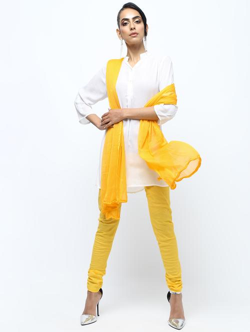 solid churidaar with dupatta set - 15969271 - Very Small Image - 1