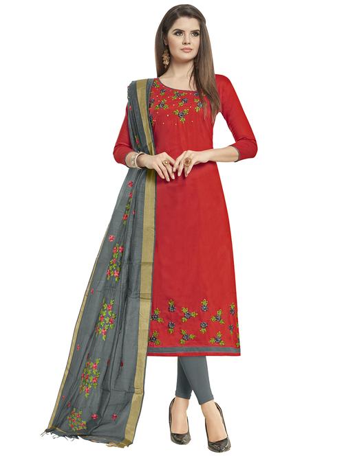 embroidered unstitched suit - 15969939 - Very Small Image - 1
