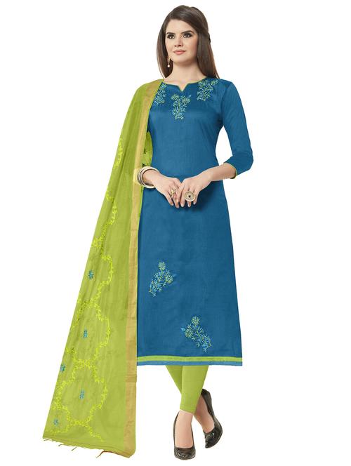 embroidered unstitched suit - 15969944 - Very Small Image - 1