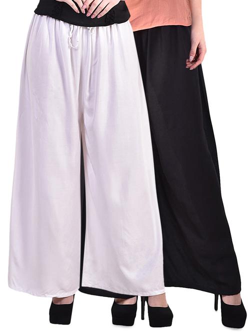 set of 2 high rise palazzos - 15970146 - Very Small Image - 1