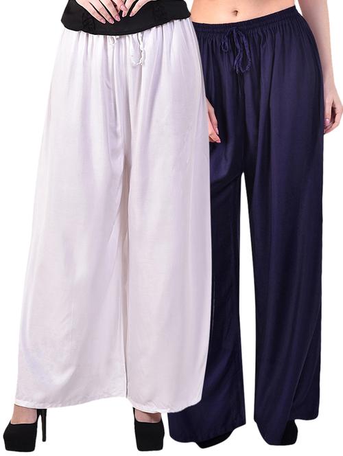 set of 2 high rise palazzos - 15970147 - Very Small Image - 1