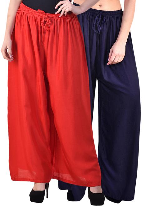 set of 2 high rise palazzos - 15970160 - Very Small Image - 1