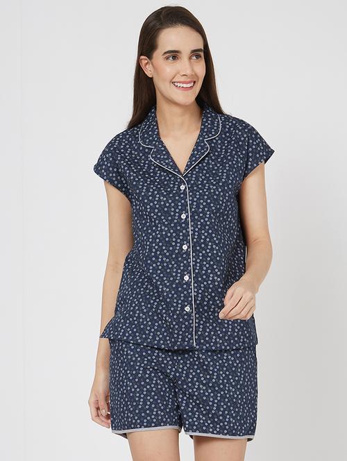 piping detail shirt and shorts set - 15971655 - Very Small Image - 1