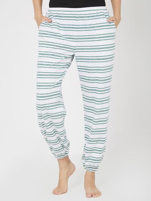 elasticated waist striped pajama - 15971661 - Very Small Image - 1