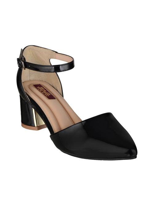 black patent leather ankle strap sandals - 15973360 - Very Small Image - 1