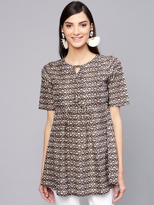 printed a-line kurti - 15973554 - Very Small Image - 1