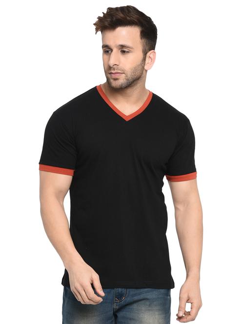 black solid t-shirt - 15973771 - Very Small Image - 1