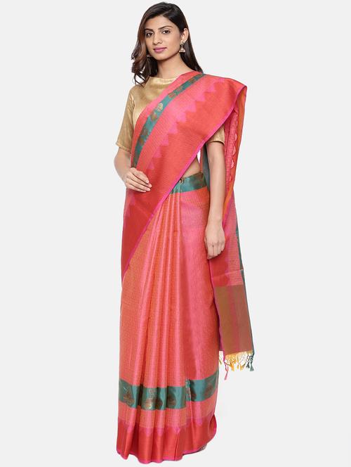 self design banarasi saree - 15974133 - Very Small Image - 1