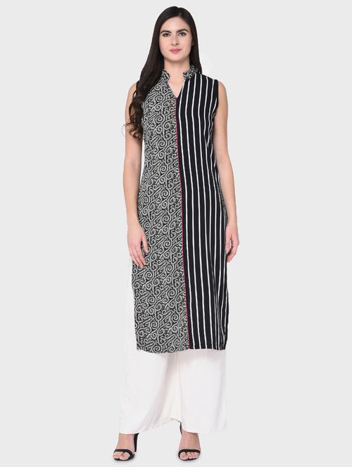 women's straight kurta - 15974175 - Very Small Image - 1