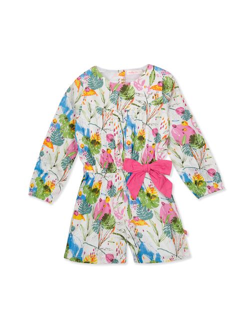 multi colored cotton playsuit - 15974757 - Very Small Image - 1