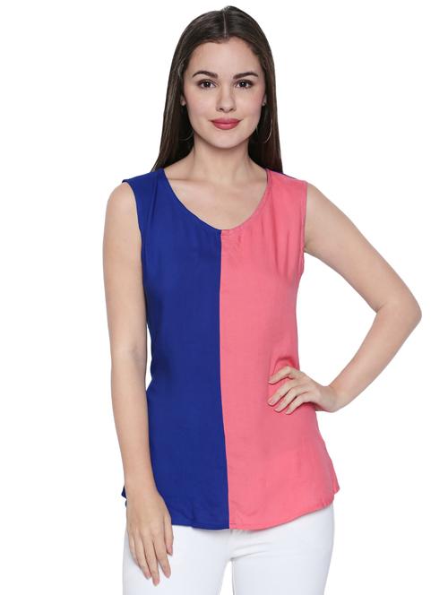 color block tank top - 15975033 - Very Small Image - 1