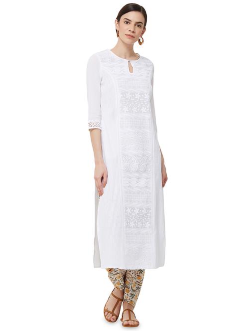 straight solid kurta - 15978204 - Very Small Image - 1