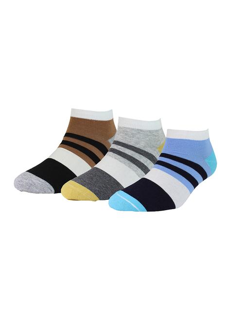 multi colored cotton ankle length sock - 15980243 - Very Small Image - 1