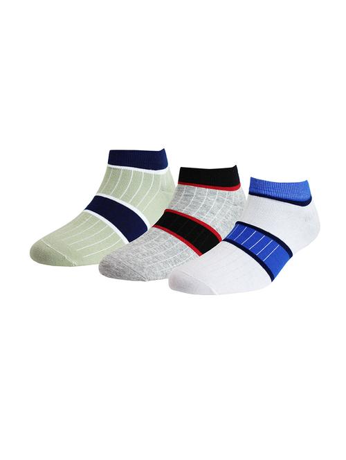 multi colored cotton ankle length sock - 15980247 - Very Small Image - 1