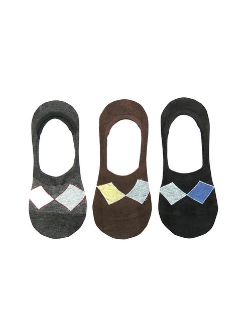 multi colored cotton no show sock - 15980249 - Very Small Image - 1