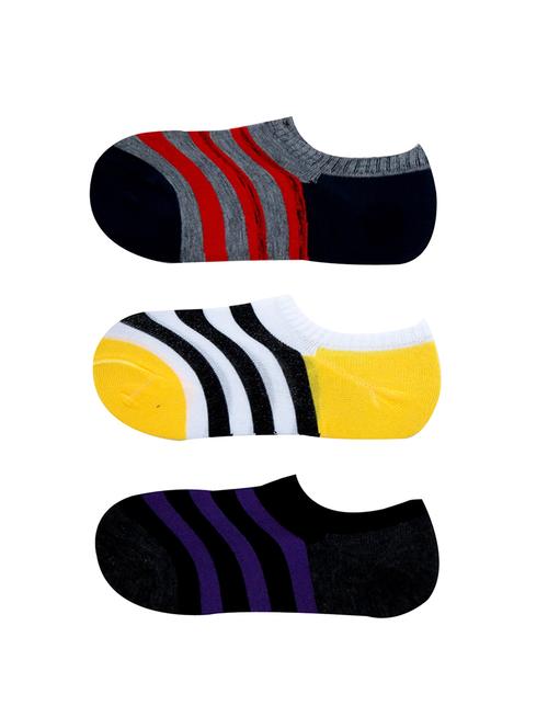 multi colored cotton no show sock - 15980261 - Very Small Image - 1