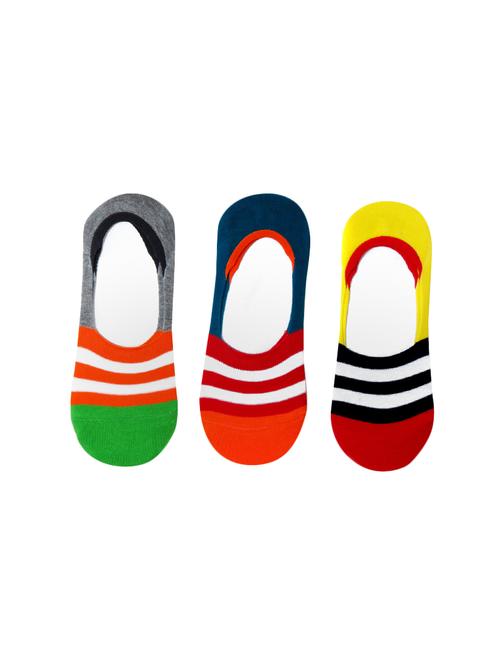 multi colored cotton no show sock - 15980301 - Very Small Image - 1