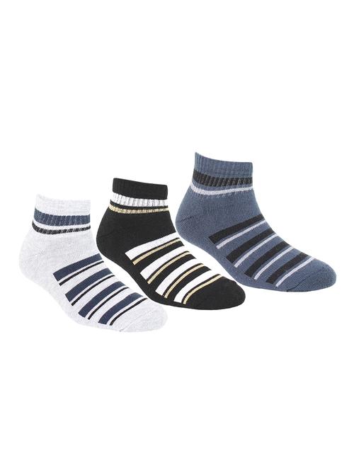 multi colored cotton ankle length sock - 15980303 - Very Small Image - 1