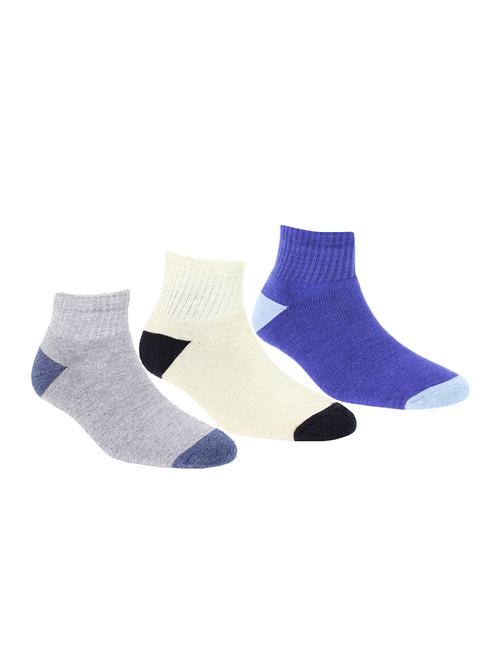 multi colored cotton ankle length sock - 15980312 - Very Small Image - 1