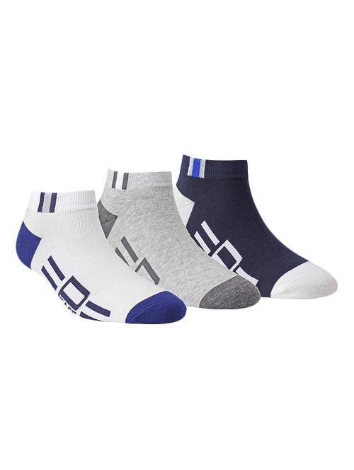 multi colored cotton ankle length sock - 15980410 - Very Small Image - 1