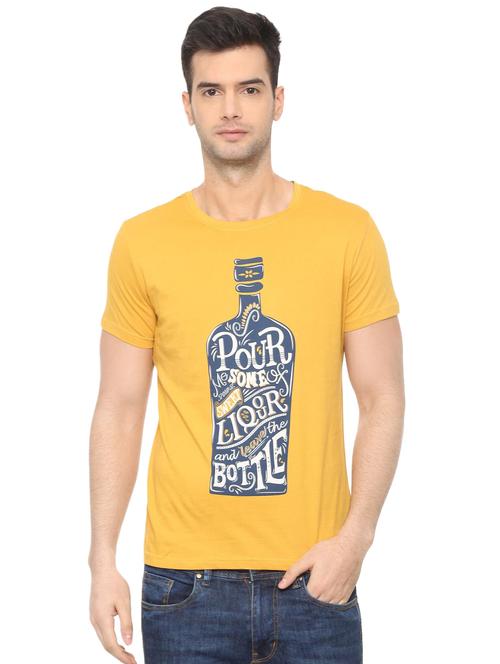 yellow typographic tshirt - 15982855 - Very Small Image - 1