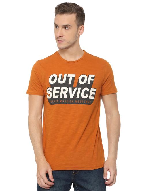 orange typographic t-shirt - 15982917 - Very Small Image - 1