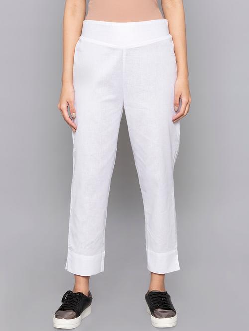 high rise solid trouser - 15983316 - Very Small Image - 1
