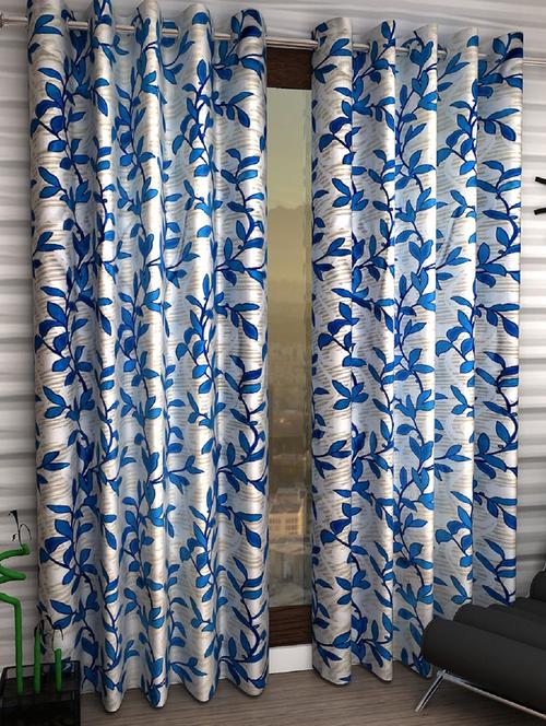 set of 2 polyester door curtains - 15984157 - Very Small Image - 1