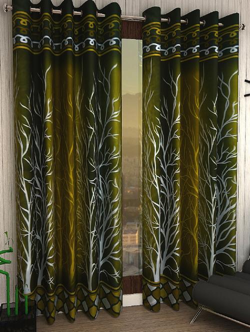 set of 2 polyester door curtains - 15984208 - Very Small Image - 1