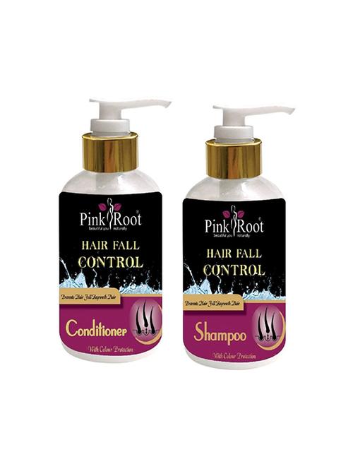 pink root hair fall control conditioner and shampoo - 15985114 - Very Small Image - 1